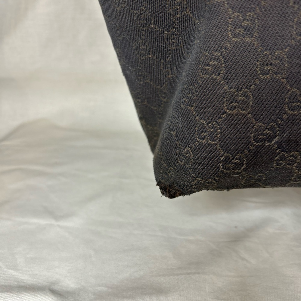 👜 Gucci Bamboo Tassel GG Canvas Tote Bag – Brown  SEE ADDITIONAL LISTING - Picture 7 of 16